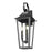 Z-Lite Gannon 3 Light 10" Outdoor Wall Light, Black/Clear Beveled