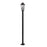 Z-Lite Gannon 3Lt 10" Outdoor Post/Square, Black/Beveled - 5008PHBS-536P-BK