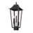 Z-Lite Gannon 3Lt 10" Outdoor Post/Square Fixture, Black/Beveled