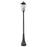 Z-Lite Gannon 3Lt 14.25" Outdoor Post Mount, Black/Beveled - 5008PHXLR-564P-BK