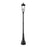 Z-Lite Gannon 3Lt 14.25" Outdoor Post Mount, Black/Beveled