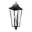 Z-Lite Gannon 5Lt 40" Outdoor Post Mount Fixture, Black/Beveled