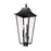 Z-Lite Gannon 5Lt 39" Outdoor Post Mount Fixture, Black/Beveled