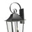 Z-Lite Gannon 3 Light 12" Outdoor Wall Light, Black/Clear Beveled