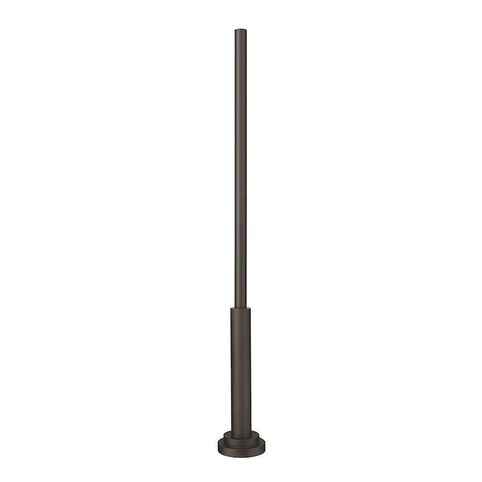 Z-Lite 12" Outdoor Post Light, Black - 5010P-BK