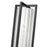 Z-Lite Aura 1Lt 9.25" Outdoor Post Mount, Black/Clear Ribbed