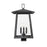 Z-Lite Rainer 4Lt 13.5" Outdoor Post/Square, Black/Seedy