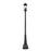 Z-Lite Tiberius 4 Light 14.25" Outdoor Post Mount, Black/Seed