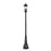 Z-Lite Tiberius 4 Light 14.25" Outdoor Post Mount, Black/Seed