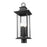 Z-Lite Tiberius 4 Light 25" Outdoor Post Mount/Round, Black/Seed