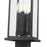 Z-Lite Tiberius 4Lt 9.25" Outdoor Post Mount, Black/Seed