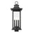Z-Lite Tiberius 4Lt 25" Outdoor Post Mount/Square, Black/Seed