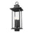 Z-Lite Tiberius 4Lt 25" Outdoor Post Mount/Square, Black/Seed
