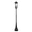 Z-Lite Tiberius 6 Light 14.25" Outdoor Post Mount, Black/Seed