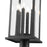 Z-Lite Tiberius 6 Light 14.25" Outdoor Post Mount, Black/Seed
