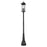 Z-Lite Tiberius 6 Light 14.25" Outdoor Post Mount, Black/Seed