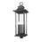 Z-Lite Tiberius 6 Light 12" Outdoor Post Mount/Round, Black/Seed - 5017PHXLR-BK