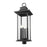 Z-Lite Tiberius 6Lt 12" Outdoor Post Mount/Round, Black/Seed