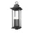Z-Lite Tiberius 6 Light 12" Outdoor Post Mount/Square, Black/Seed - 5017PHXLS-BK