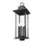Z-Lite Tiberius 6 Light 12" Outdoor Post Mount/Square, Black/Seed