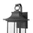 Z-Lite Tiberius 6 Light 13.5" Outdoor Wall Light, Black/Clear Seedy