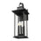 Z-Lite Tiberius 6 Light 13.5" Outdoor Wall Light, Black/Clear Seedy