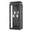 Z-Lite Nova 4 Light 8.25" Outdoor Wall Light, Black/Clear - 5018B-BK
