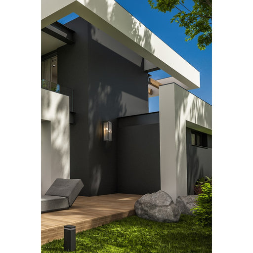 Z-Lite Nova 4 Light 8.25" Outdoor Wall Light, Black/Clear