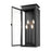 Z-Lite Nova 4 Light 8.25" Outdoor Wall Light, Black/Clear