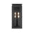 Z-Lite Nova 4 Light 8.25" Outdoor Wall Light, Black/Clear