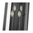 Z-Lite Nova 4 Light 8.25" Outdoor Wall Light, Black/Clear