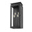 Z-Lite Nova 4 Light 8.25" Outdoor Wall Light, Black/Clear