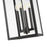 Z-Lite Nova 4Lt 10.5" Outdoor Chain Mount Ceiling, Black/Clear