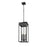 Z-Lite Nova 4Lt 10.5" Outdoor Chain Mount Ceiling, Black/Clear