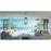 Z-Lite Nova 5Lt 12.5" Outdoor Chain Mount Ceiling, Black/Clear