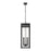 Z-Lite Nova 5Lt 12.5" Outdoor Chain Mount Ceiling, Black/Clear