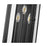 Z-Lite Nova 3 Light 8.25" Outdoor Wall Light, Black/Clear