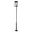 Z-Lite Nova 4Lt 12" Outdoor Post Mounted, Black/Clear