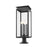 Z-Lite Nova 4Lt 10.5" Outdoor Pier Mount/Round, Black/Clear