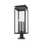 Z-Lite Nova 4Lt 10.5" Outdoor Pier Mount/Round, Black/Clear