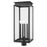 Z-Lite Nova 4 Light 10.5" Outdoor Post Mount/Round, Black/Clear - 5018PHBR-BK