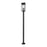 Z-Lite Nova 4Lt 10.5" Outdoor Post Mounted, Black/Clear - 5018PHBS-536P-BK