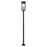 Z-Lite Nova 4 Light 10.5" Outdoor Post Mounted, Black/Clear