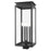 Z-Lite Nova 4 Light 10.5" Outdoor Post Mount/Square, Black/Clear - 5018PHBS-BK