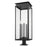 Z-Lite Nova 5Lt 12.5" Outdoor Pier Mount/Round, Black/Clear