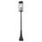 Z-Lite Nova 5Lt 14.25" Outdoor Post Mounted, Black/Clear - 5018PHXLR-564P-BK