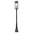 Z-Lite Nova 5 Light 14.25" Outdoor Post Mounted, Black/Clear