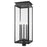 Z-Lite Nova 5 Light 12.5" Outdoor Post Mount/Round, Black/Clear - 5018PHXLR-BK