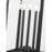 Z-Lite Nova 5 Light 12.5" Outdoor Post Mount/Round, Black/Clear