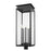 Z-Lite Nova 5 Light 12.5" Outdoor Post Mount/Round, Black/Clear